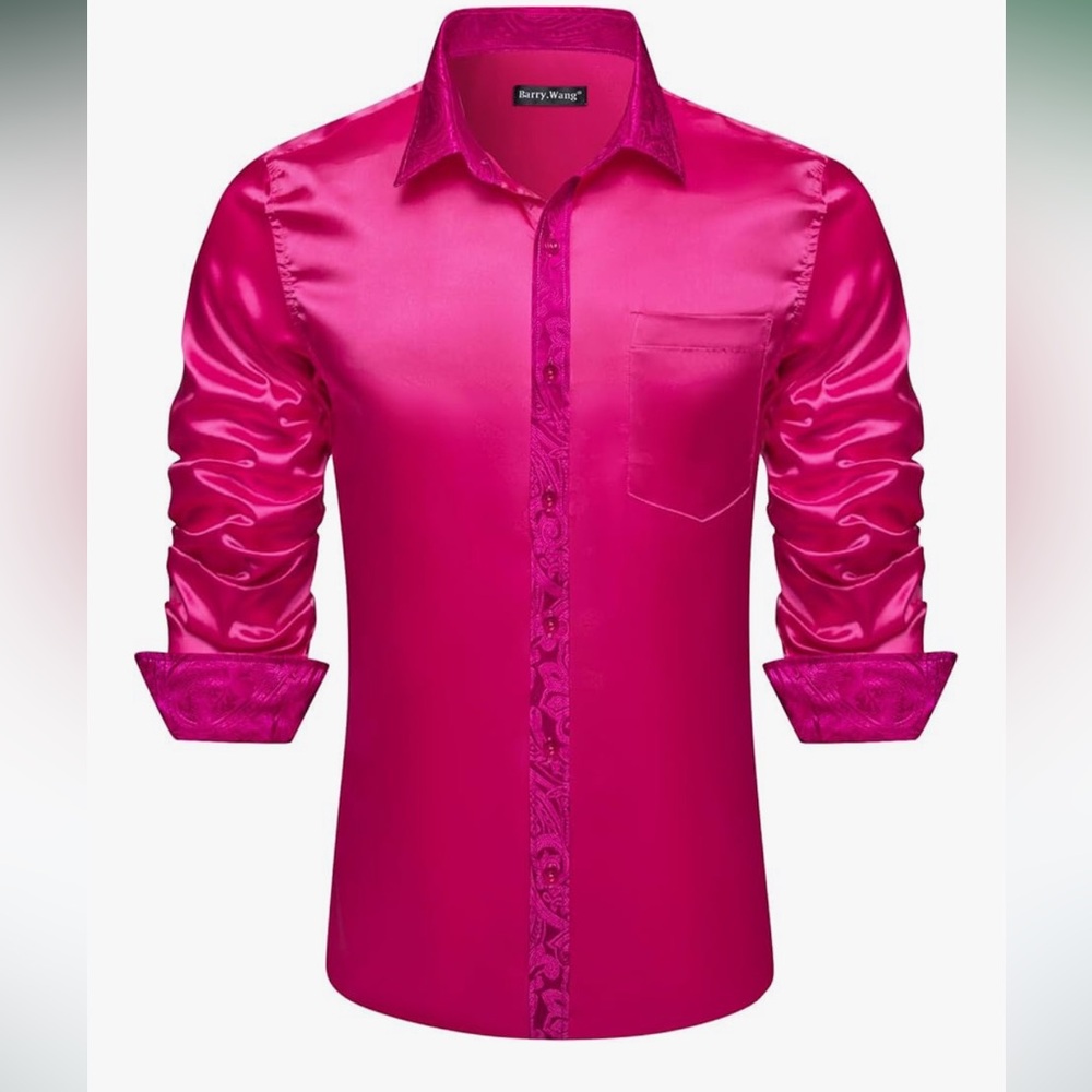 Men's Pink Dress Shirt